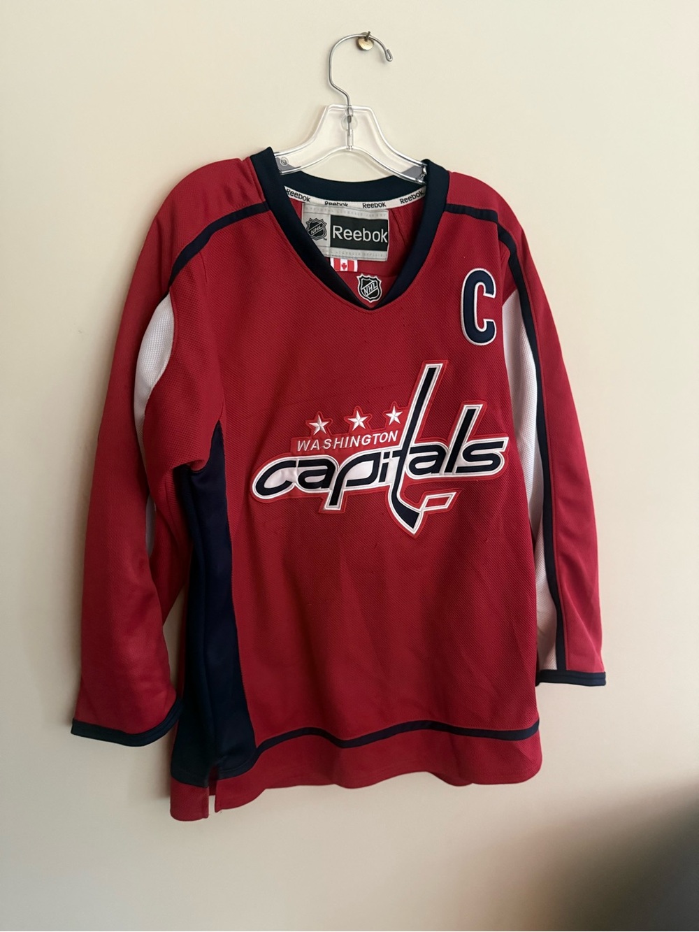 Ovechkin Reebok Washington Capitals Red Hockey Jersey